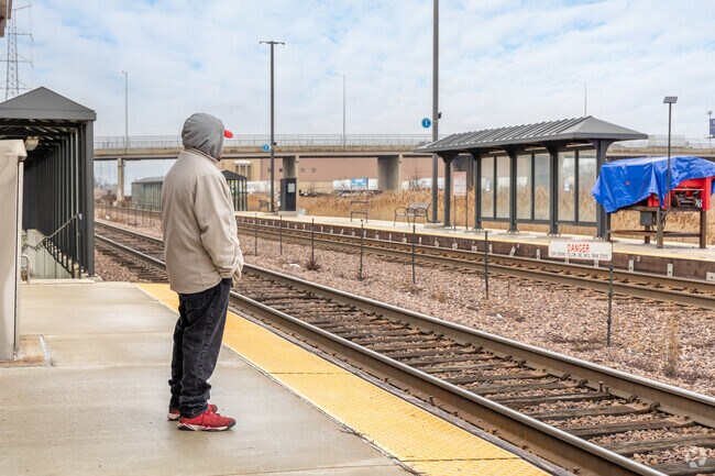 Getting to Chicago is a breeze with you take the Metra from the Bellwood stop.