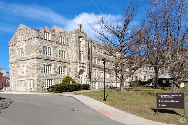 Washington Leadership Academy serves students from the Edgewood neighborhood.