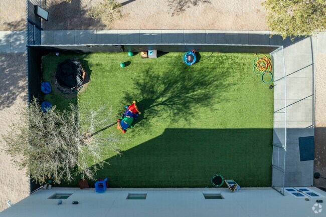 Imagine Schools at Coolidge has a small playground for students to play on at recess.