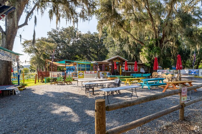 Fish Camp is a well known weekend spot for food, music, and company in Lake Iamonia.