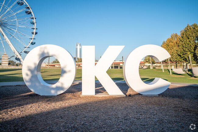 Explore downtown Oklahoma City near Stone Meadows.