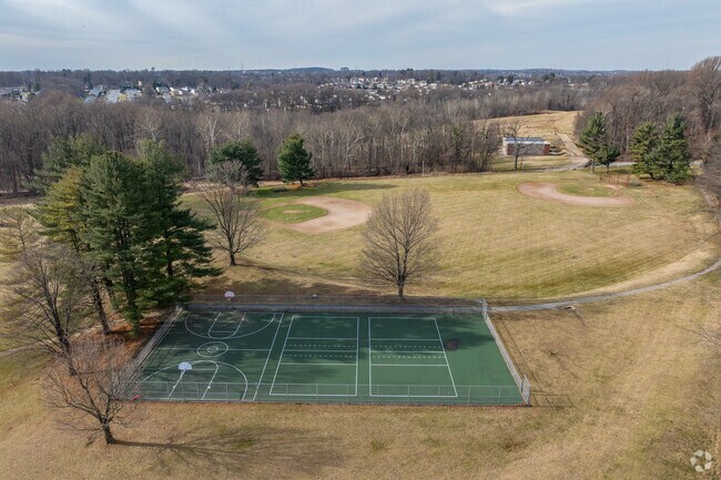 Students can use the courts and fields at Powhatan Elementary School.