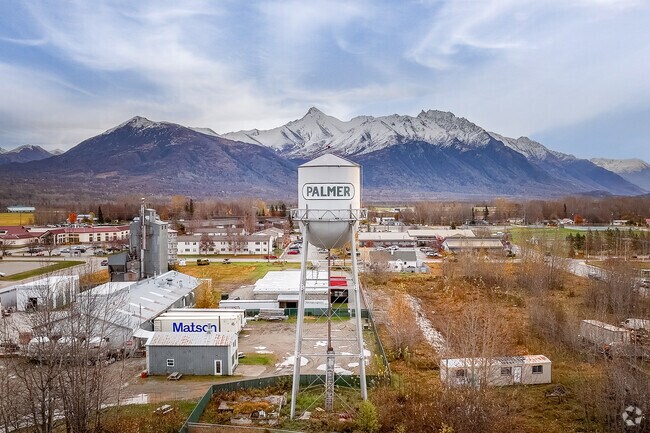 Palmer serves as a vital hub for Lazy Mountain residents with shopping and dining options.