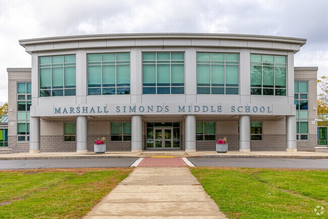 Residents of Woods Corner attend Marshall Simonds Middle School.