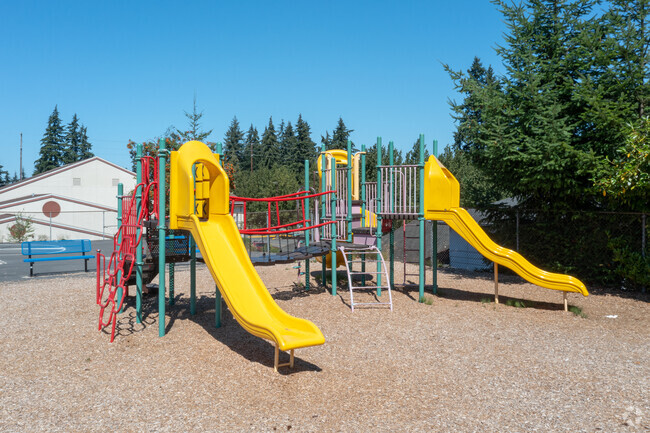 Students love to use the playgrounds at Echo Lake Elementary School.