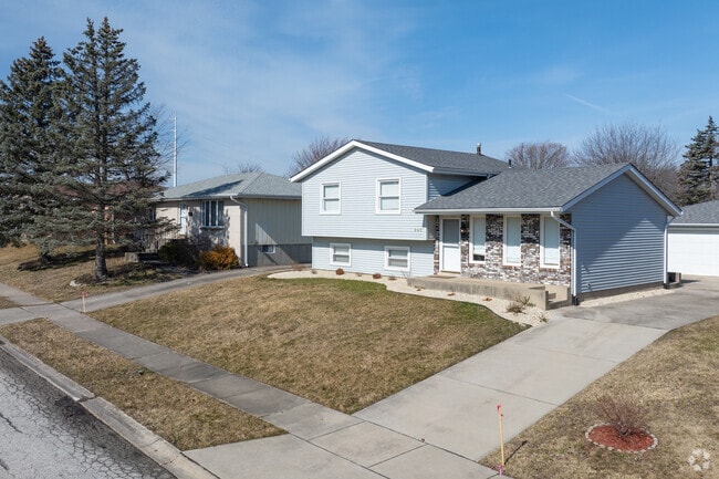 Split level homes are part of the fabric of the neighborhood in the New Elliott area.