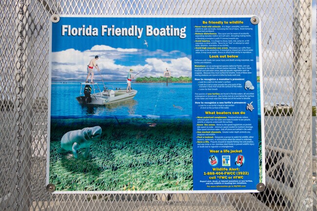 Make sure you pay attention to the signs when you decide to take a boat ride in Key West.