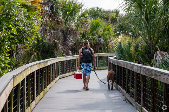 New Smyrna Beach residents love the walking paths at Smyrna Dunes Park.