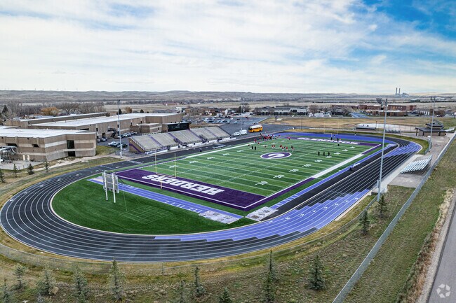 Glenrock Jr/Sr High School offers a wide range of extracurriculars including athletics, FFA, robotics, and drama.