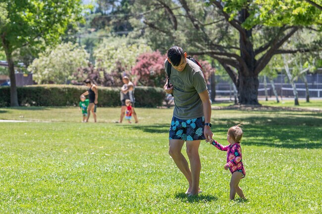 At noon, parent's and children flock to the Concord Community Park to cool down at the pool.