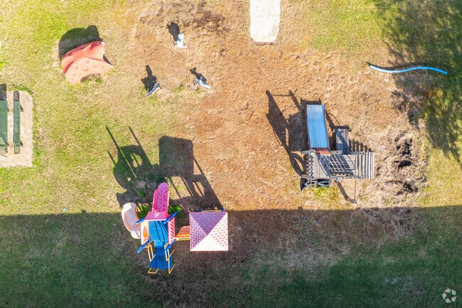 Students at Northside Elementary School can enjoy the playground equipment on campus.