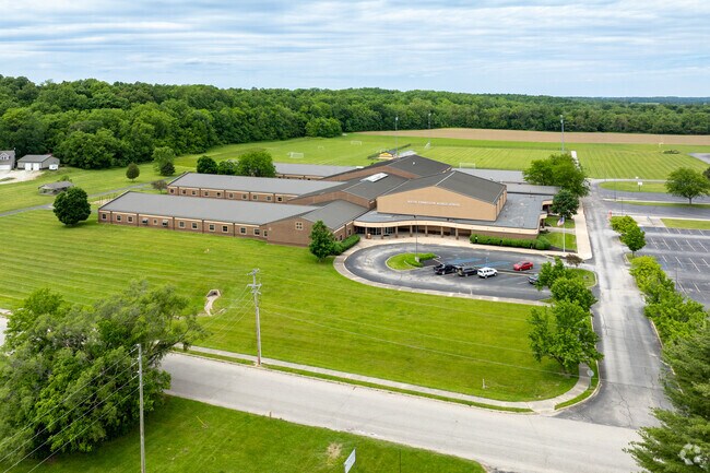 Aerial South Vermillion Public Middle School.