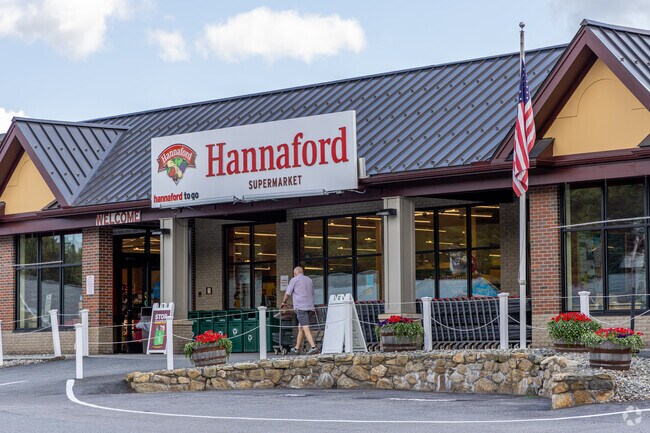 The Hannaford Grocery store is in nearby New London, NH for residents of Sutton for groceries.
