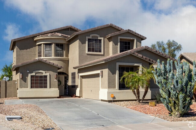 Desert landscaping graces the front of many homes in Rancho El Dorado.
