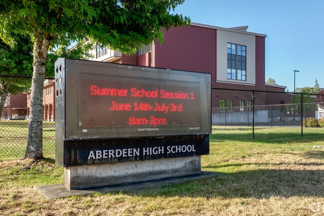 The bobcat is J. M. Weatherwax Highschool's mascot, located in Aberdeen, WA.