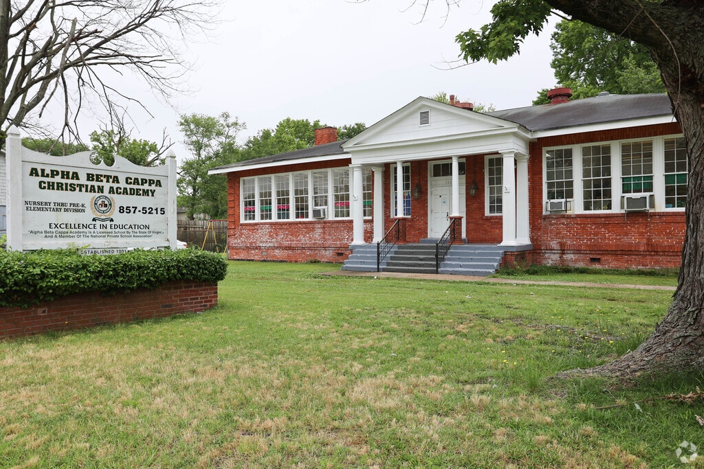 Alpha Beta Cappa Christian Academy front entrance signage