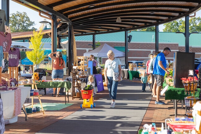 Lots of local families love to head to the Grandville Farmers Market for fresh healthy treats.