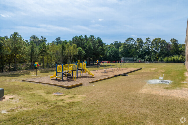 Charles Brant Chesney Elementary School students can enjoy play on multiple playgrounds.