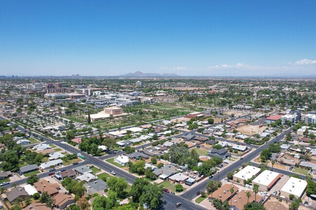 The historic Temple neighborhood is just east of Downtown Mesa.
