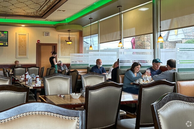 Morning regulars gather for coffee and eggs at Robin Hood Diner in Upper Southampton.