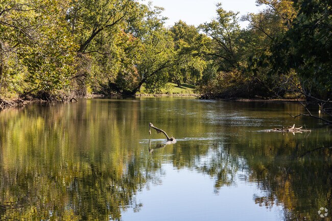Riverview Greenway Trail has beautiful views that Middlebury South residents love.