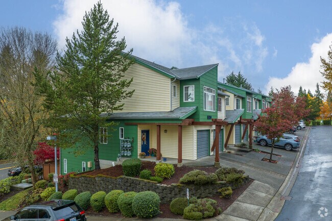 Townhomes in Rainier Crest provide affordable living with prices starting around $600,000.