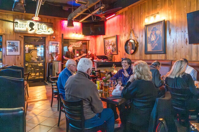 Ruby Lee's features live music and fine dining.