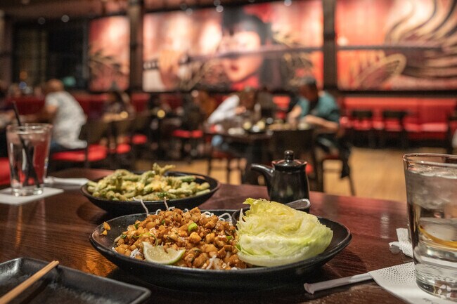 The lettuce wrapped chicken not only looks great but tastes great as well!