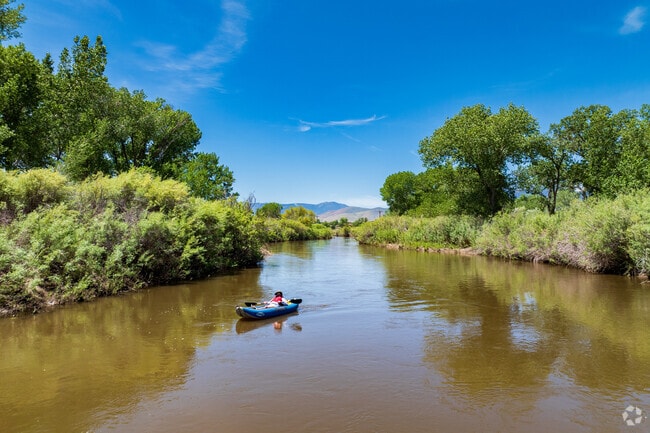 Ruhenstroth locals kayak and float on the nearby Carson River.