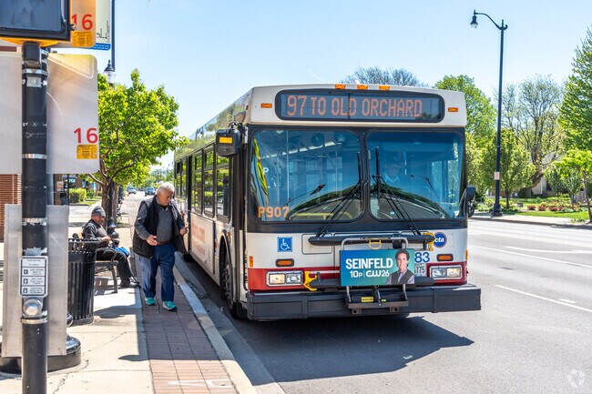 Residents of Southeast Skokie can hop aboard a CTA bus to get around.