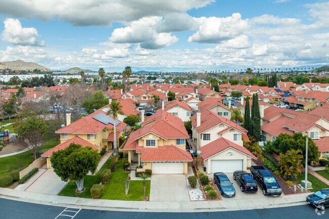 Mediterranean-style homes are a signature style in this inviting Home Gardens neighborhood.