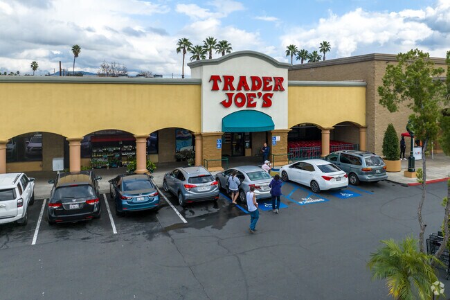 Trader Joe’s provides grocery options for everyday needs in Downtown Redlands.