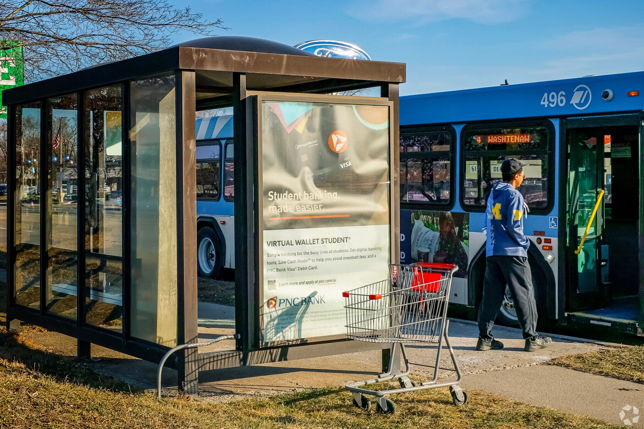 Ann Arbor Transportation Authority has a bus line along Washtenaw Avenue in College Heights.