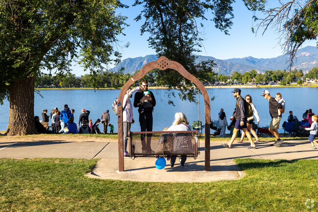 Memorial Park is one of the most popular parks in Colorado Springs.