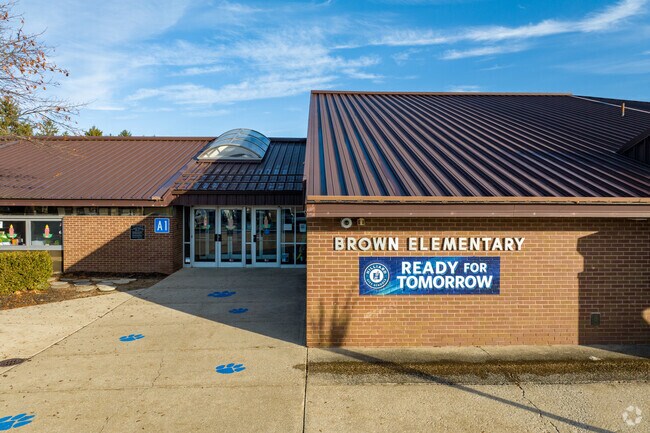 Brown Elementary School serves kindergarten through fifth grade.