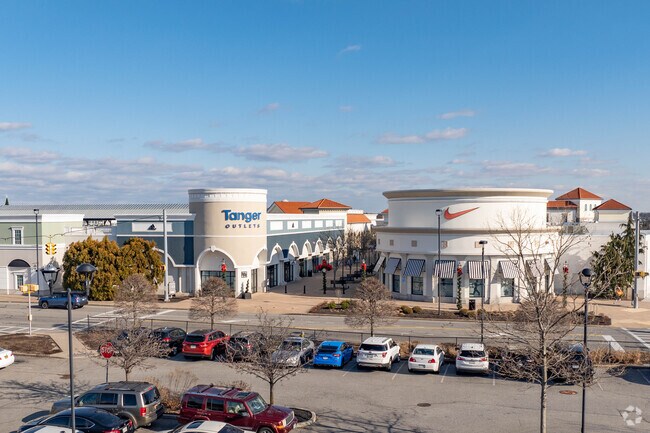 Tanger Outlets in Deer Park is a very popular shopping desitnation on Long Island.