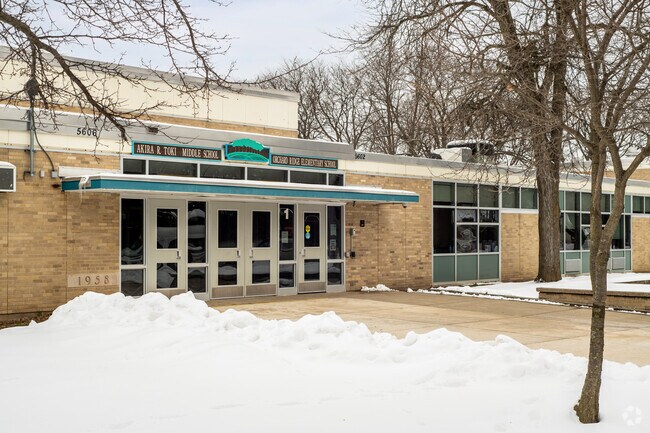This is the front entrance to Akira R. Toki Middle School.