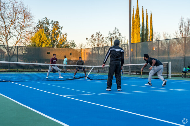 Get together with some friends and play pickle ball at Eagle's Nest Park in Anatolia.