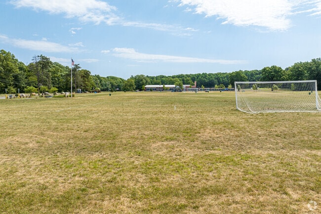 Students at Mary M. Lynch Elementary School can learn a new sport on the athletic fields.