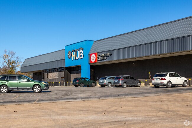 The Northwest hub next to Bruner provides community services for residents.