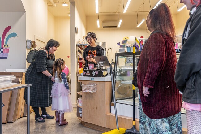 The Unicorn Bake Shop offers magical vegan treats for everyone.