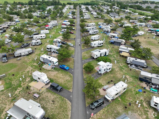 The Salisbury Beach campground is a popular place for R.V. vacationers in Salisbury.