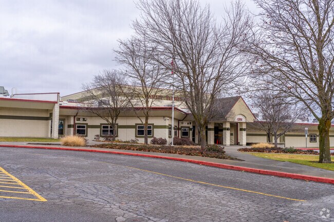 LAM Christian Academy features a student drop off loop.