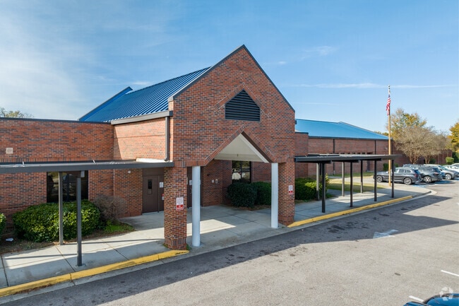Jenkins-White Elementary School serves younger children in the South Turpin Hill neighborhood.