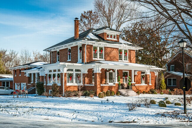 Spacious classical brick homes in Audubon Park are perfect for raising large families.
