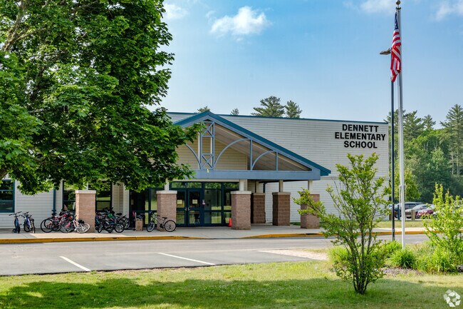 Plympton students start their academic journey at Dennett Elementary School.