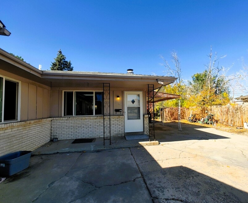 Front. Right side of duplex