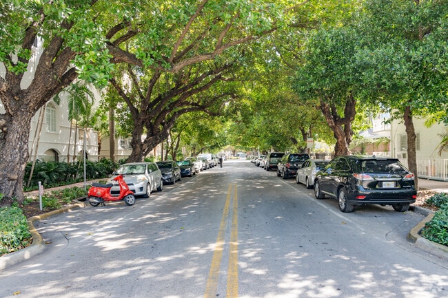 The residents of South Pointe have residential decals to park on the street.