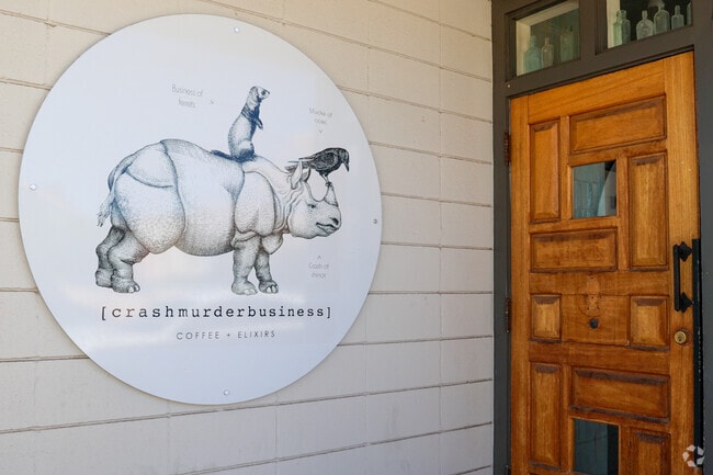 Tres Arroyos residents love the uniquely named CrashMurderBusiness coffee shop.