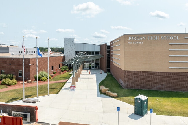 Jordan High School serves kids in grades 8 through 12.